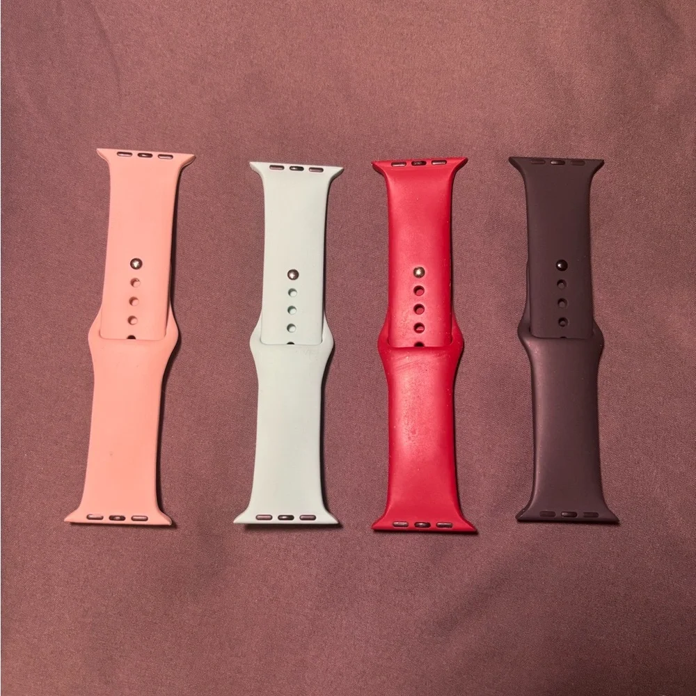 Apple Watch Silicon Band Pack of 4